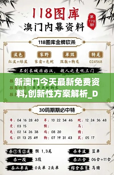 新澳门今天最新免费资料,创新性方案解析_Deluxe6.214