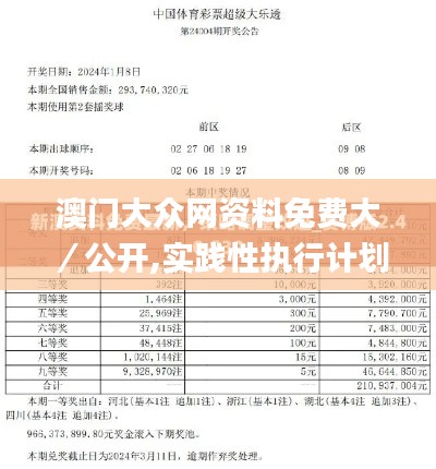 澳门大众网资料免费大／公开,实践性执行计划_C版11.754