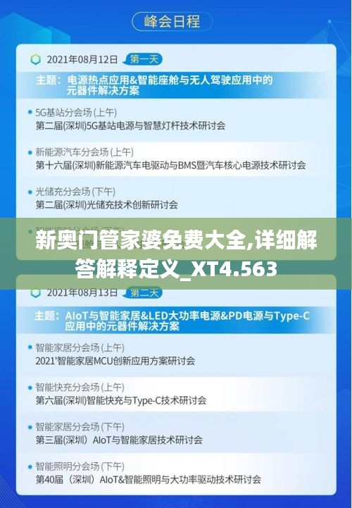 新奥门管家婆免费大全,详细解答解释定义_XT4.563