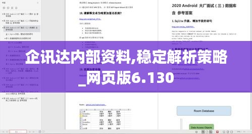 企讯达内部资料,稳定解析策略_网页版6.130