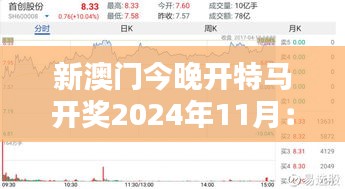 新澳门今晚开特马开奖2024年11月：探索204年澳门特马开奖的精彩与悬念