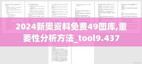 2024新奥资料免费49图库,重要性分析方法_tool9.437