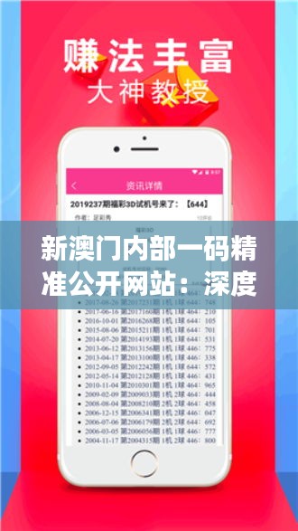 新澳门内部一码精准公开网站：深度揭秘其背后的秘密与优势