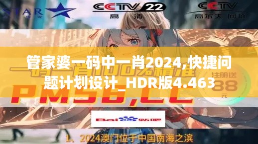 管家婆一码中一肖2024,快捷问题计划设计_HDR版4.463