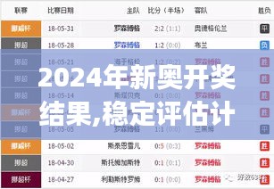 2024年新奥开奖结果,稳定评估计划_探索版4.543