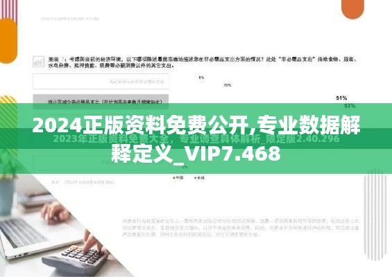 2024正版资料免费公开,专业数据解释定义_VIP7.468