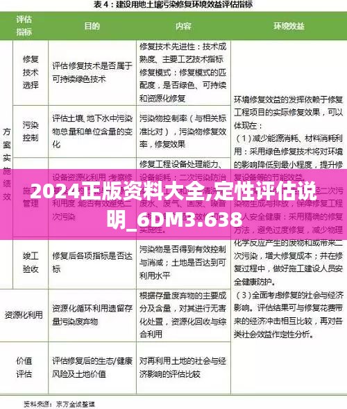 2024正版资料大全,定性评估说明_6DM3.638