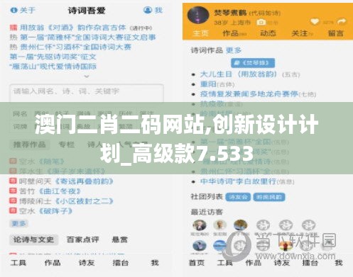 澳门二肖二码网站,创新设计计划_高级款7.533