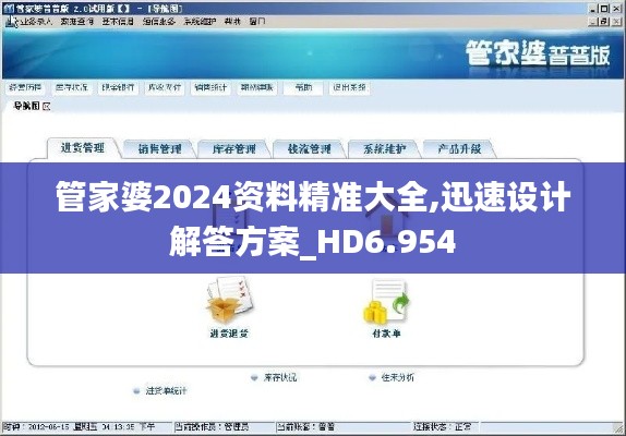 管家婆2024资料精准大全,迅速设计解答方案_HD6.954