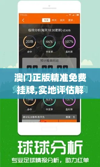 澳门正版精准免费挂牌,实地评估解析说明_yShop5.739