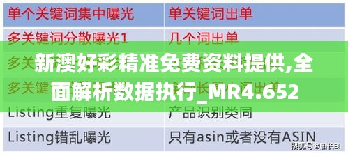 新澳好彩精准免费资料提供,全面解析数据执行_MR4.652