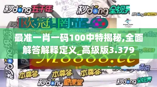 最准一肖一码100中特揭秘,全面解答解释定义_高级版3.379