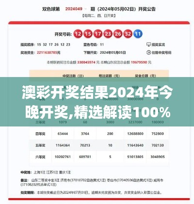 澳彩开奖结果2024年今晚开奖,精选解读100%精准_Lite1.132