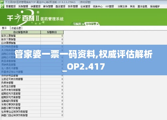 管家婆一票一码资料,权威评估解析_OP2.417