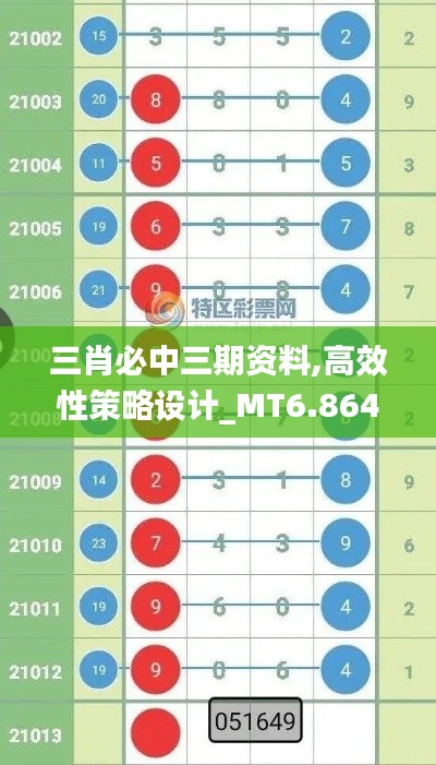 三肖必中三期资料,高效性策略设计_MT6.864